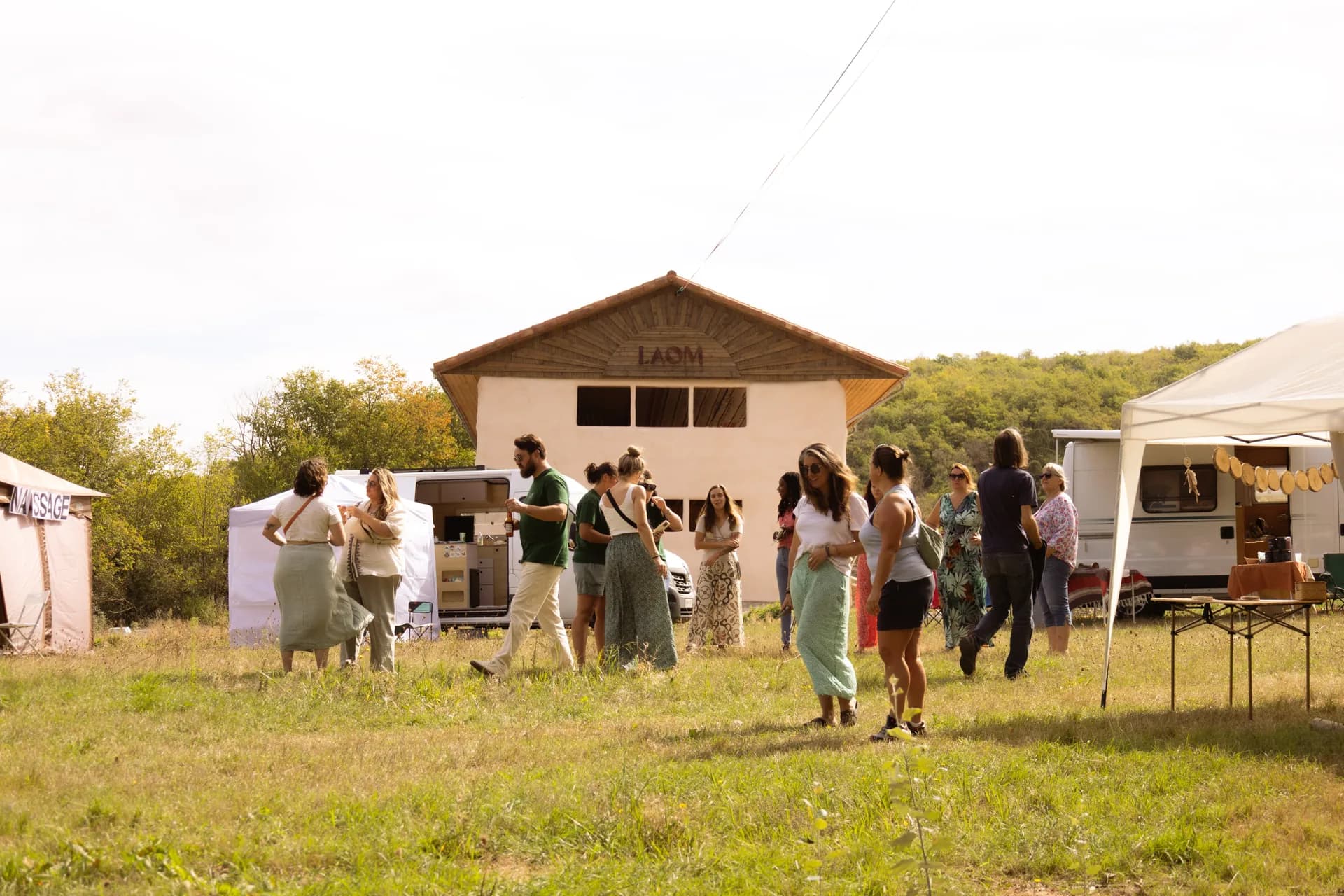 Le domaine en plein festival